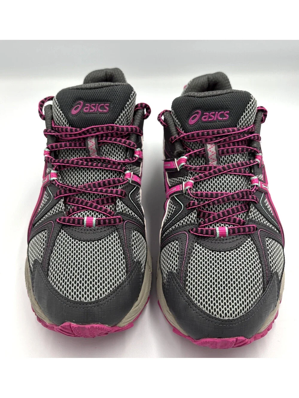 ASICS Gel Kahana 8 Trail Running Shoes Women's 9.5 Dark Steel Pink Glow